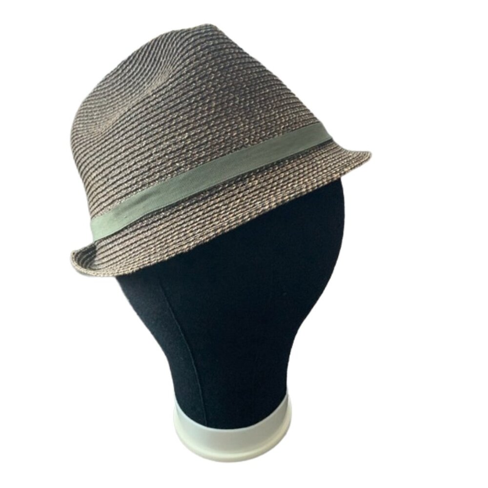 Trevero Fedora Hat with Green Ribbon